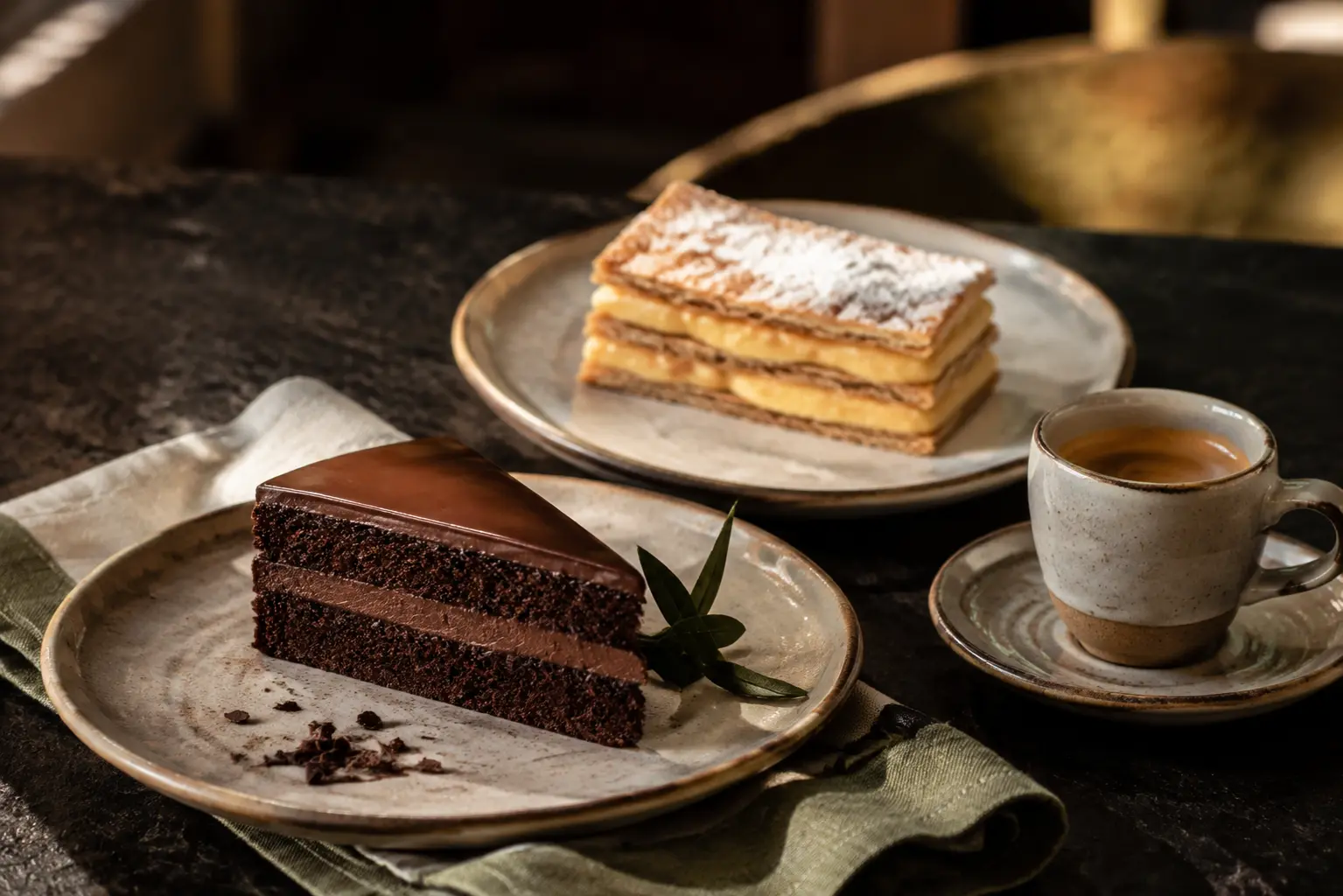 Cake and pastry representing desserts